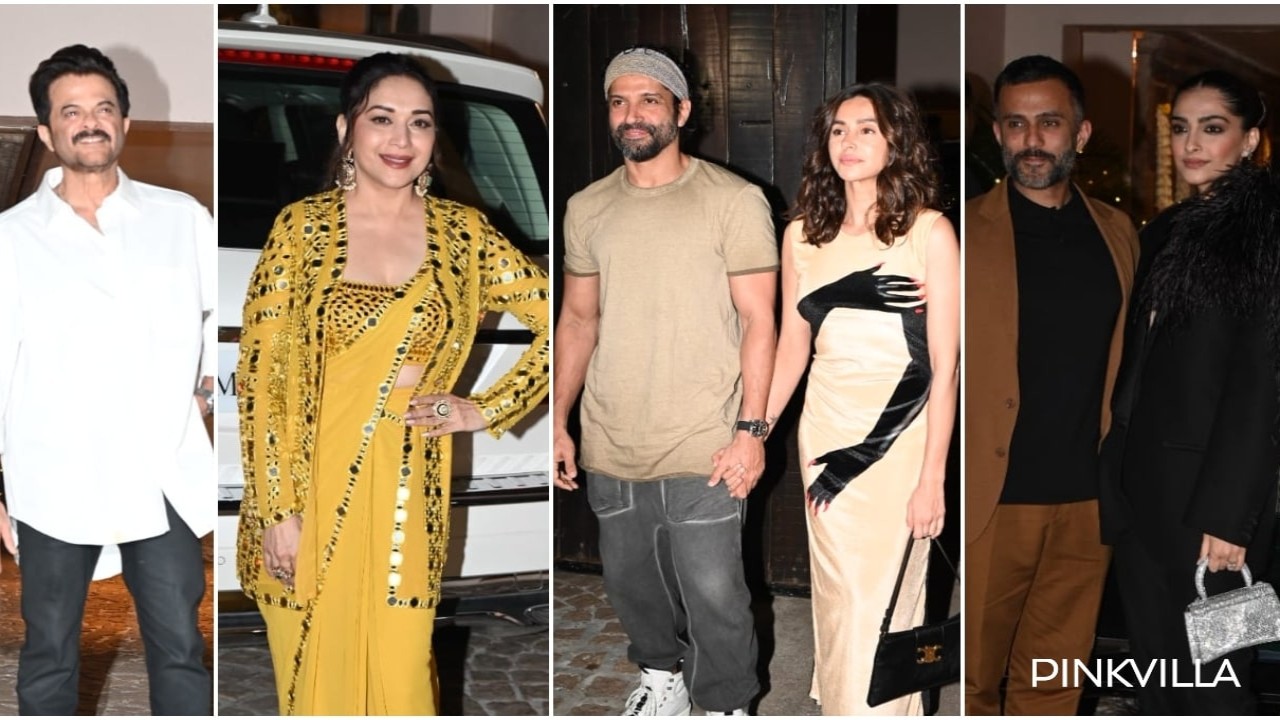 WATCH: Anil Kapoor, Madhuri Dixit, Sonam Kapoor, Farhan Akhtar and others join Javed Akhtar’s birthday bash