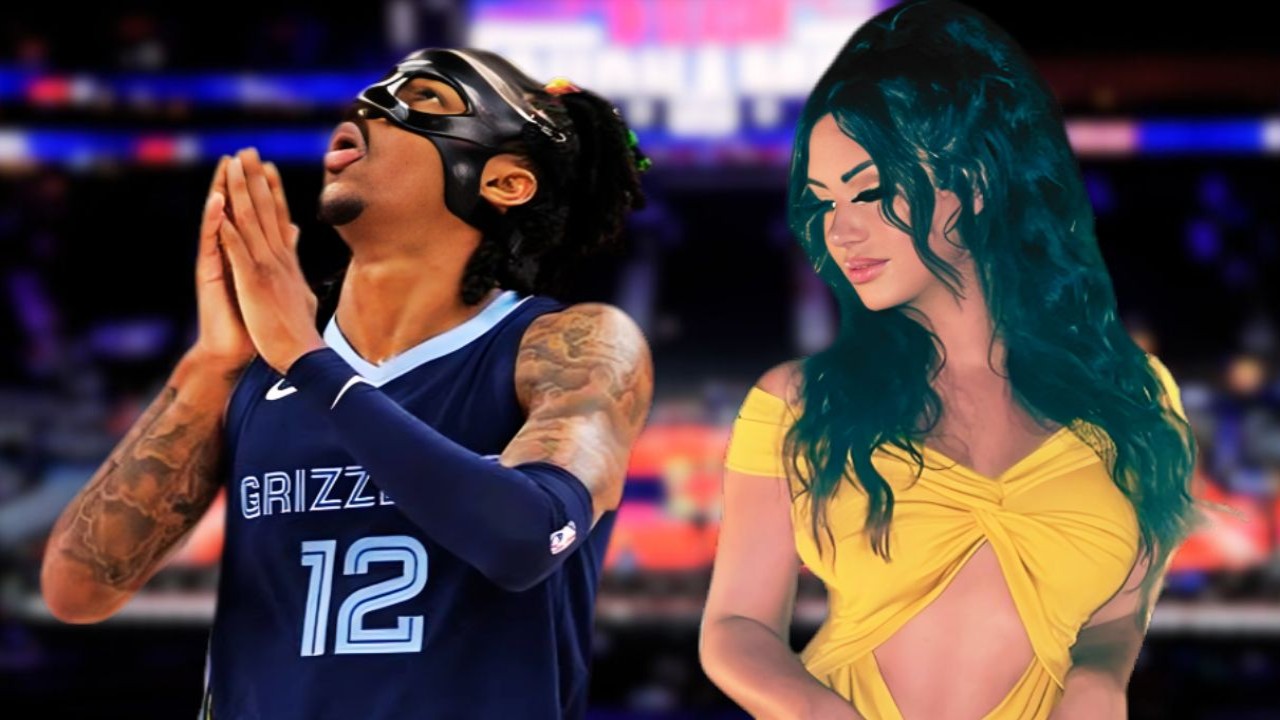 ‘Dude staring at Jesus’: NBA fans make fun of Ja Morant for not looking at sexy reporter during walk-off interview