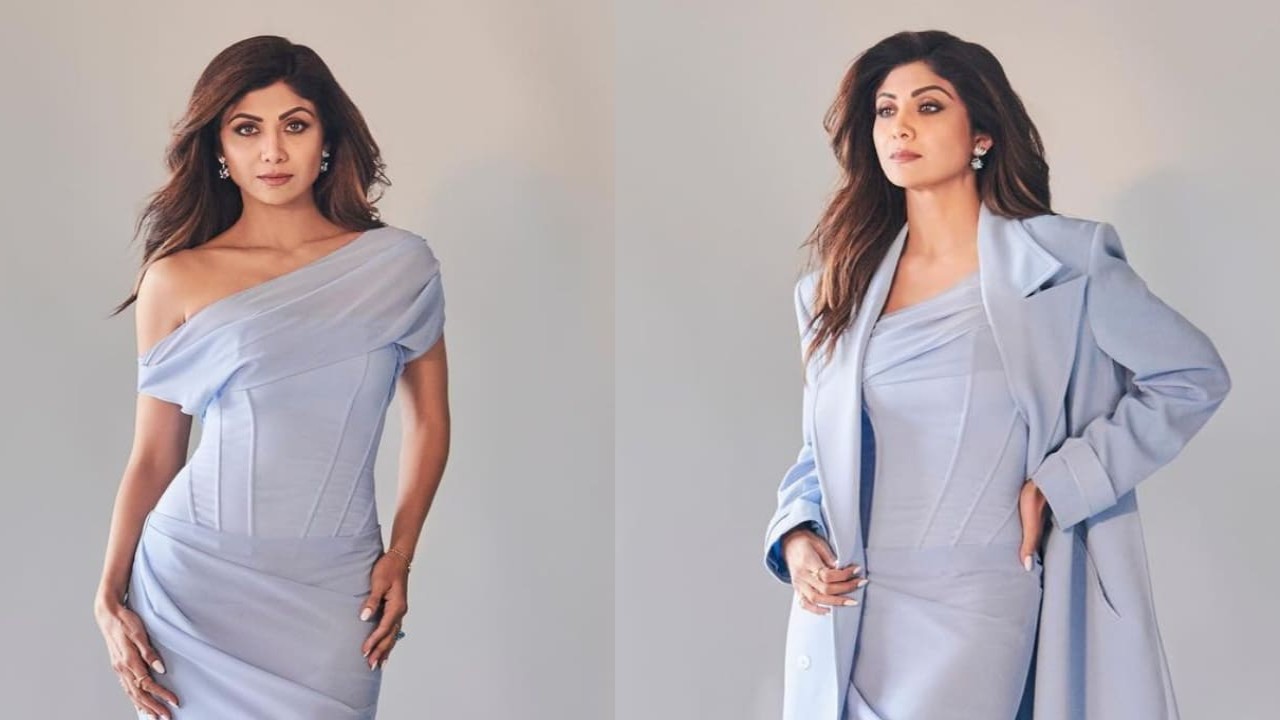 Shilpa Shetty stuns in Rs 1,24,600 mermaid gown made with boned bustier bodysuit