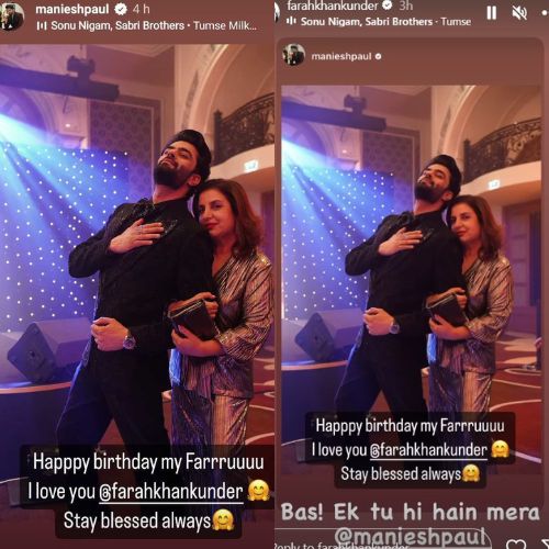 Maniesh Paul and Farah Khan