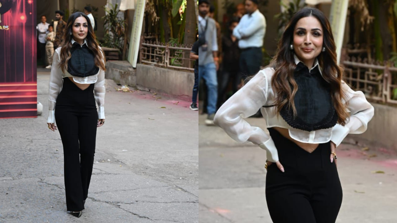 A Malaika Arora Inspired Jumpsuit with Bold Collar Extension