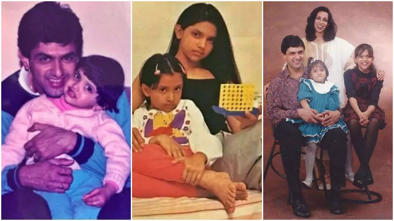 Deepika Padukone,Prakash Padukone, Ujjala Padukone, Anisha Padukone