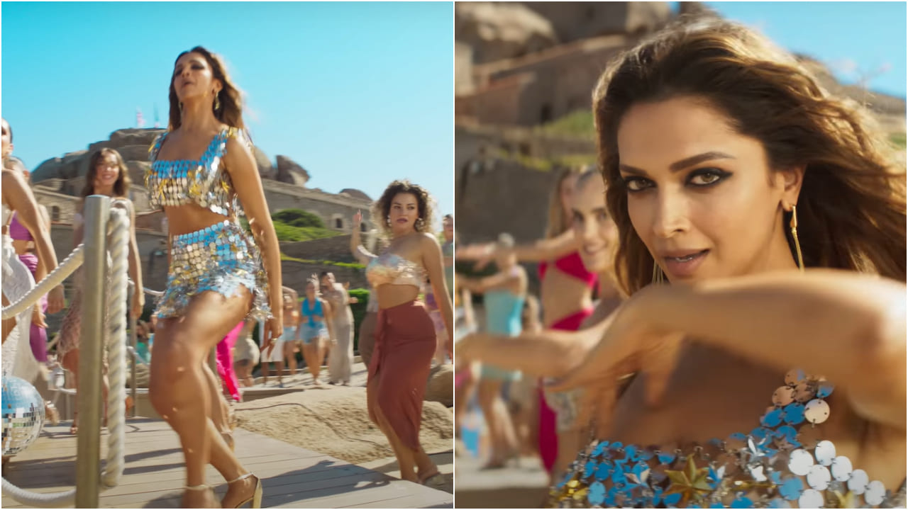 Deepika Padukone wore embellished bralette top and mini skirt set by Paco Rabanne