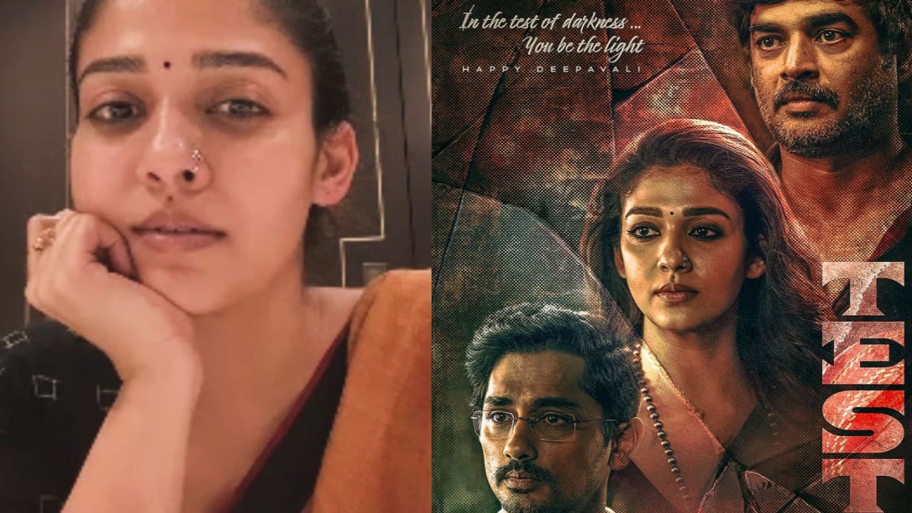 Nayanthara has a special message for R Madhavan and Siddharth; shares special moments from Test sets
