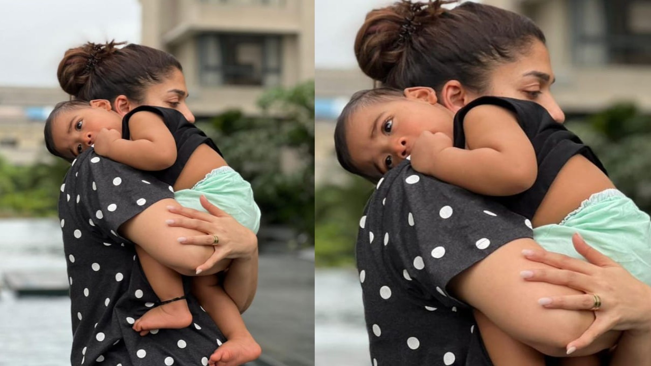 Nayanthara shares blissful moment as she embraces her son in a priceless photo; calls him god’s grace