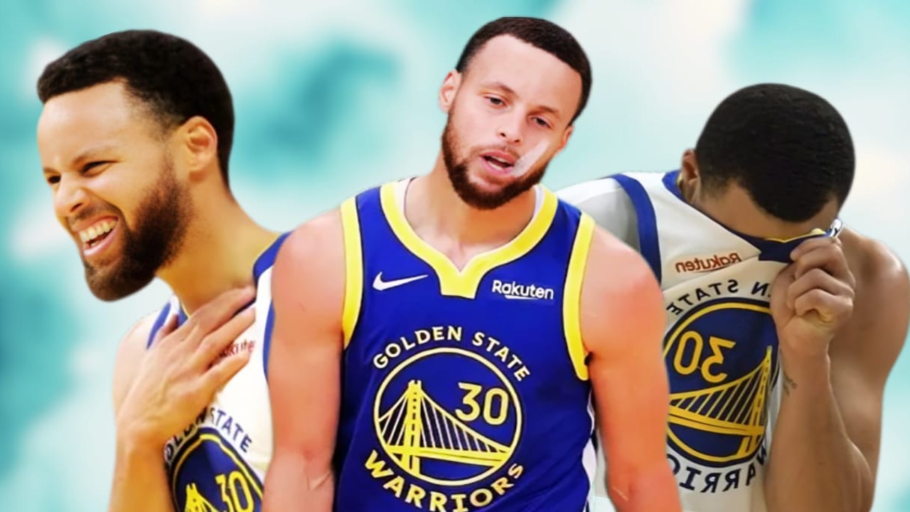 ‘Ayesha said no feet pics if he loses’: NBA Twitter pokes fun at Stephen Curry as he rips jersey after Warriors lose to LeBron James’ Lakers