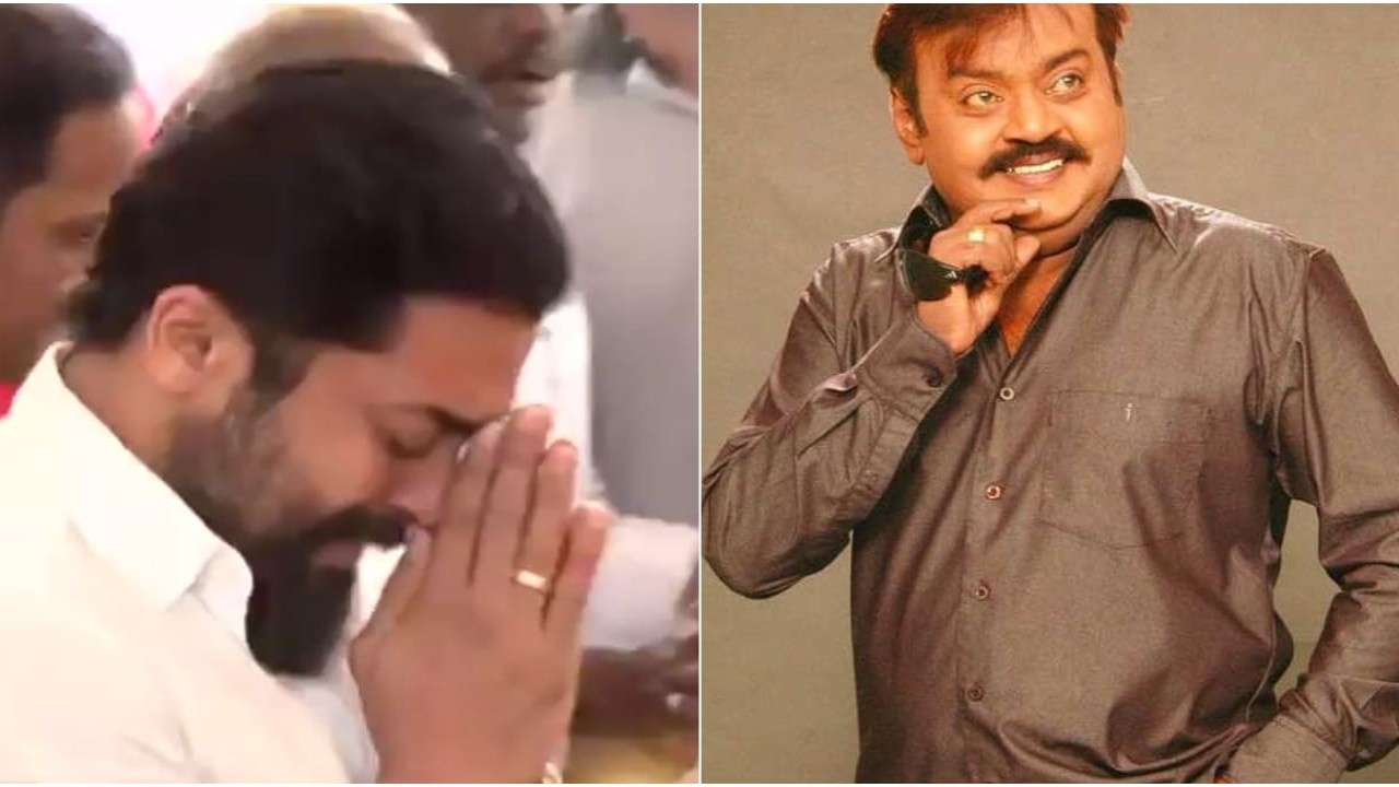 Jai Bhim actor Suriya appears shattered as he pays homage to Captain Vijayakanth; recalls working with him