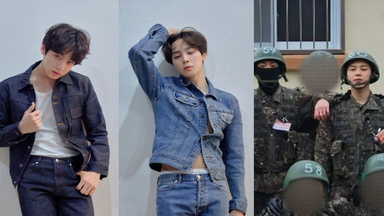 BTS' Jungkook and Jimin strike a pose together in military uniforms; see pics