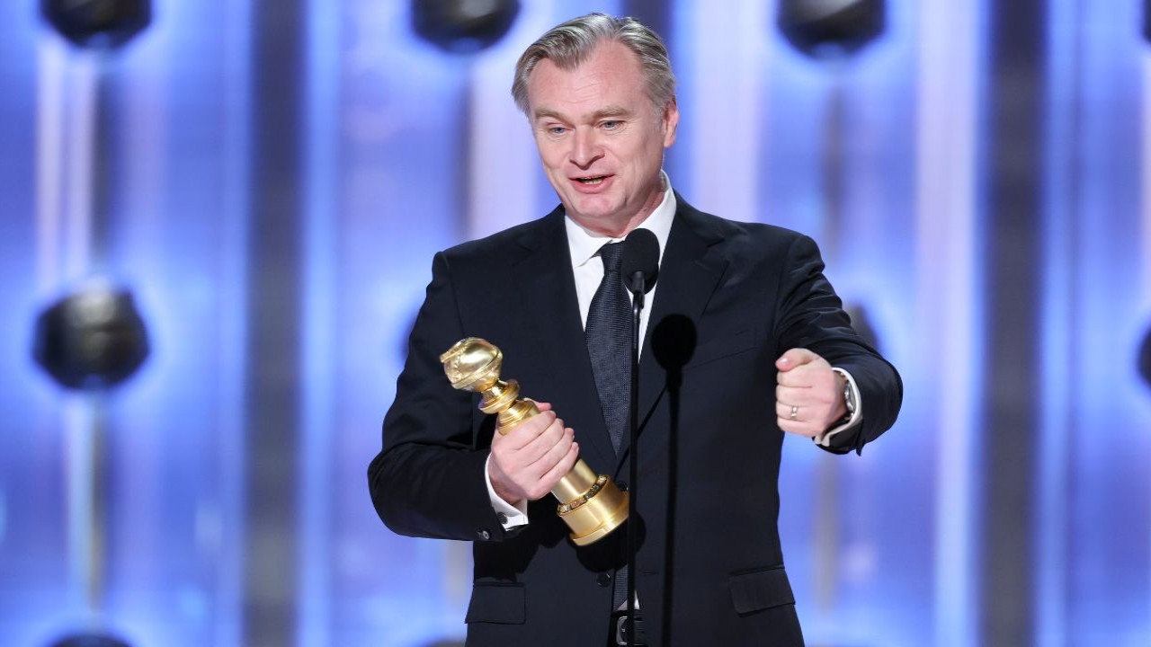 Christopher Nolan wins his 1st ever Golden Globe after 6 times nominee; Here's what he said on receiving the award