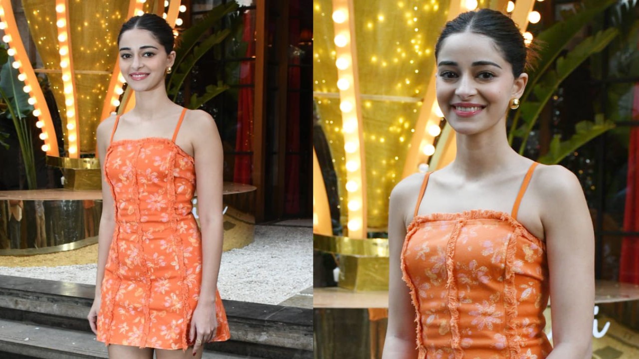 Ananya Panday Viral New Look, She Wears Gladiator Heels with Mini Dress