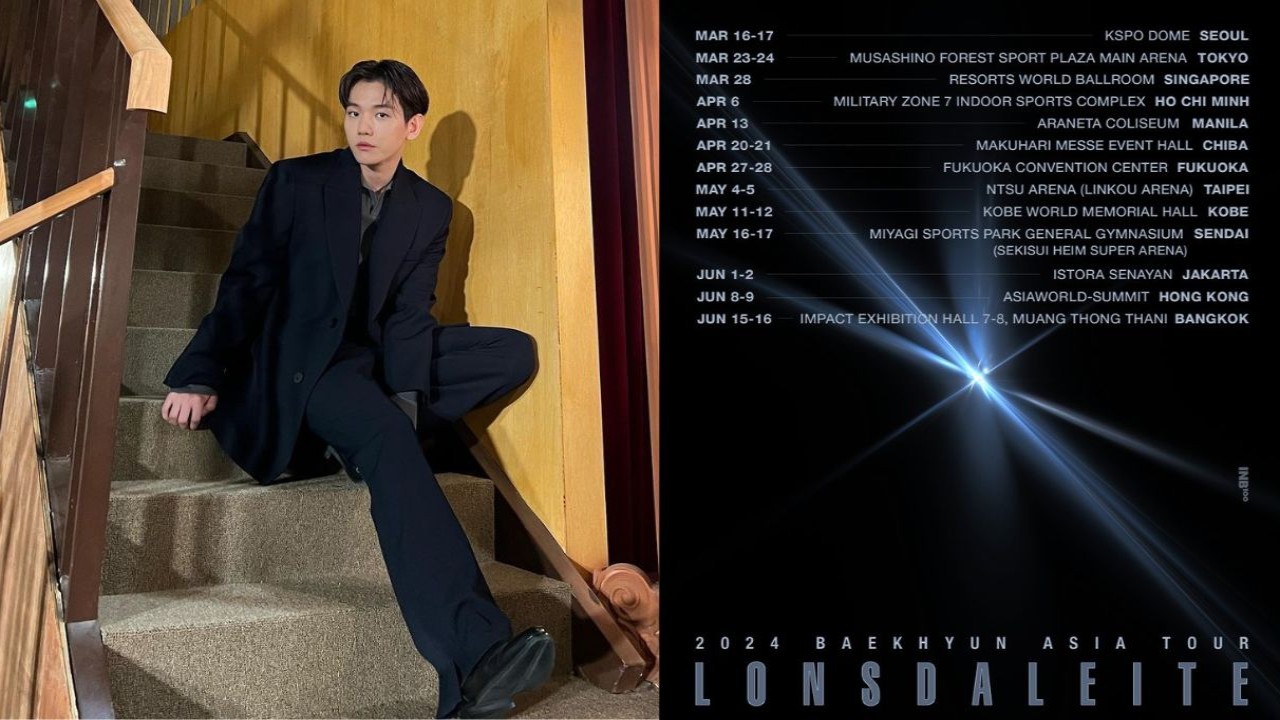 EXO’s Baekhyun announces 2024 solo concert ASIA TOUR LONSDALEITE with poster reveal; Know dates, venue details