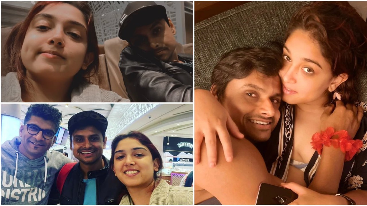 Ira Khan-Nupur Shikhare 'go through immigration line together' as they embark on their honeymoon in Bali; see PICS