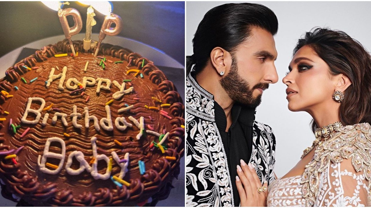 'Happy birthday baby': Deepika Padukone gives peek into scrumptious cake by hubby Ranveer Singh; fans react