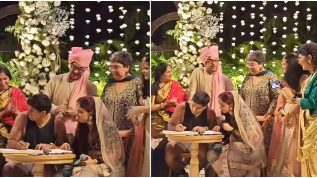 Ira Khan-Nupur Shikhare wedding: First glimpse from couple’s wedding ceremony OUT