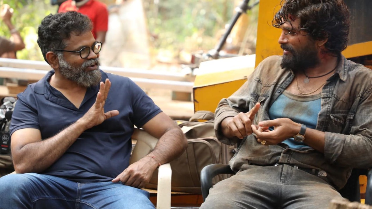 Allu Arjun wishes Pushpa director Sukumar his 54th birthday; shares pictures taken by him