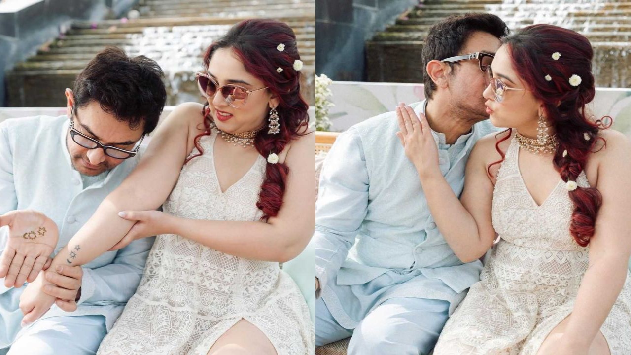 Ira Khan drops UNSEEN PICS from her mehendi ceremony featuring dad Aamir Khan; pens funny caption 