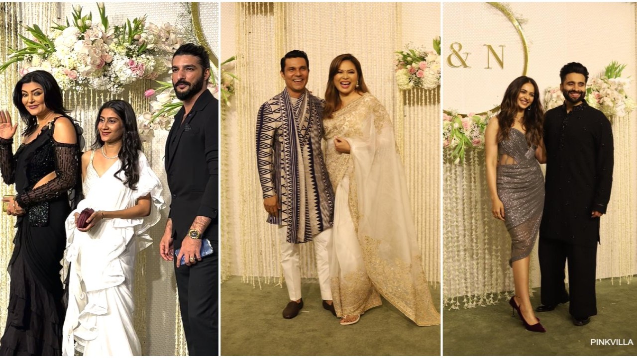 Ira Khan-Nupur Shikhare Wedding Reception: Sushmita Sen-Rohman Shawl, Rakul Preet Singh-Jackky Bhagnani and more couples make heads turn