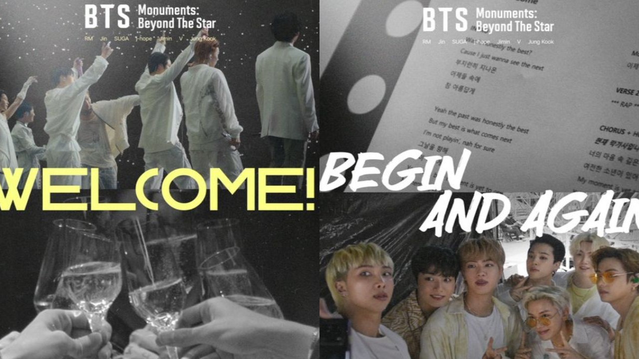 BTS Monuments: Beyond The Star Ep 5-6 posters: Welcome, Begin Again glimpse OUT; see pics