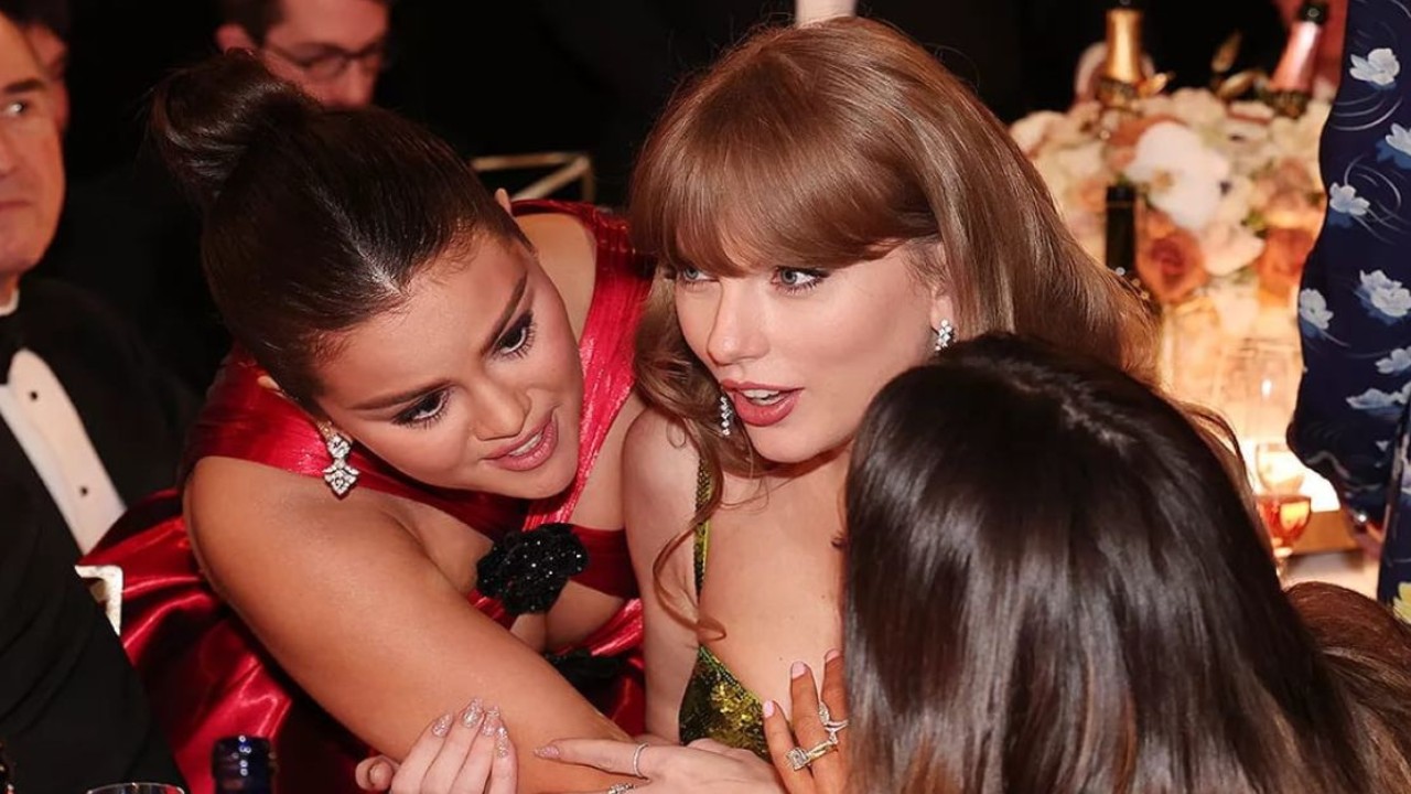 Taylor Swift and Selena Gomez have a 'girls night' at the 2024 Golden Globe Awards; See here