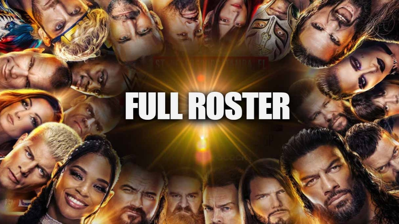 WWE Roster 2024 - Full List of WWE Wrestlers Names, SmackDown, Raw, NXT & NXT UK