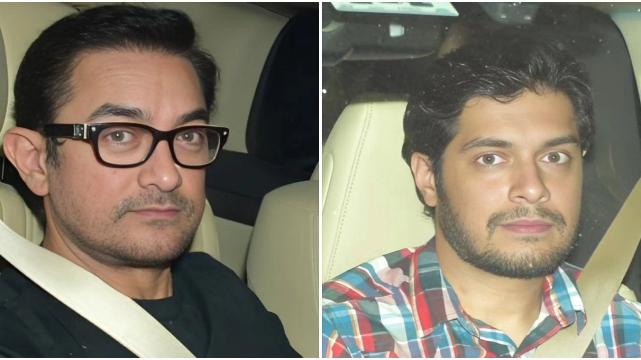 Aamir Khan-Junaid and family spotted at Salman Khan's Galaxy Apartment ahead of Ira Khan-Nupur Shikhare's wedding