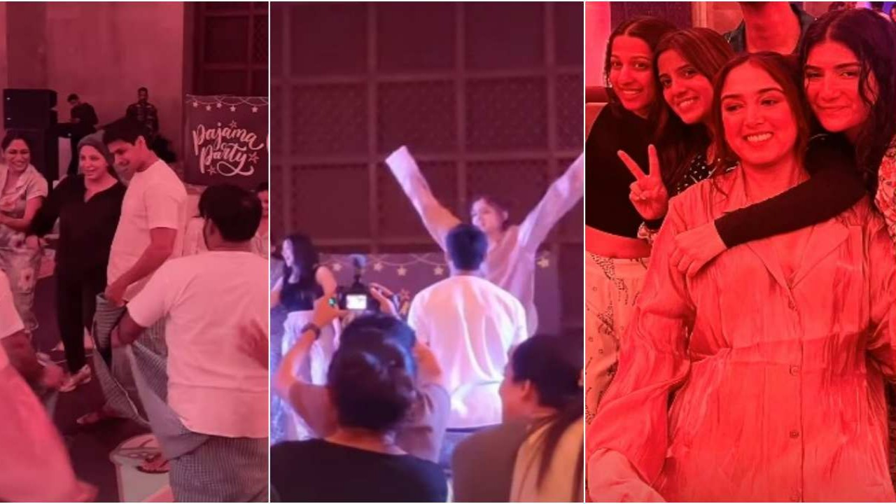 INSIDE Ira Khan-Nupur Shikhare’s pajama party: Bride’s cute performance on Love Story; Groom grooves to Lungi Dance