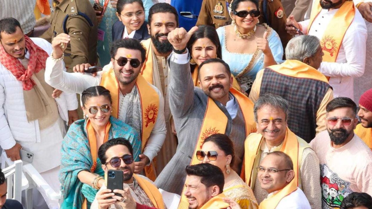 Ayodhya Ram Mandir Inauguration: Amitabh Bachchan, Ranbir Kapoor-Alia Bhatt to Vicky Kaushal-Katrina Kaif; stars who graced ceremony | PINKVILLA