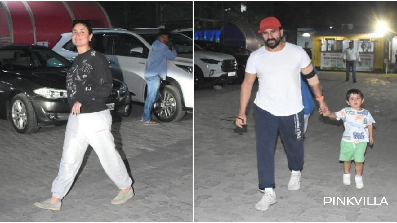 WATCH: Kareena Kapoor Khan and Saif Ali Khan spotted with son Jeh post football session during fun day off