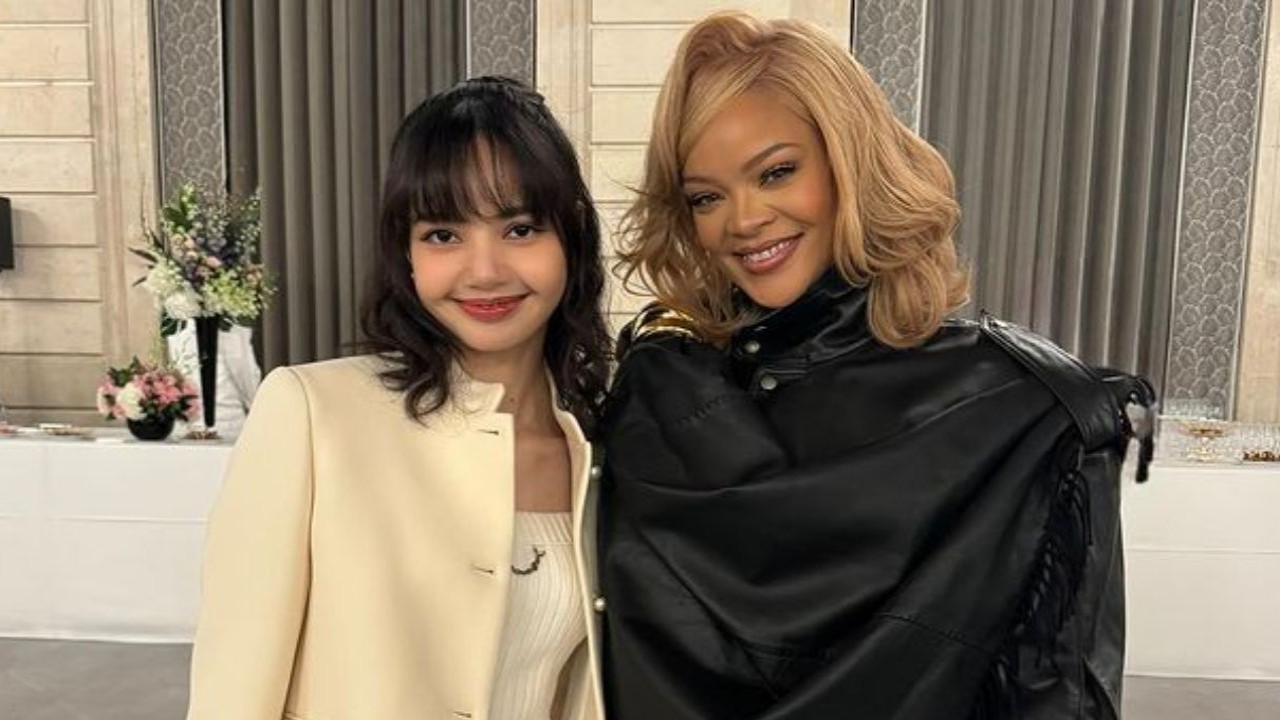 BLACKPINK's Lisa and Rihanna; Image Courtesy: Lisa's Instagram