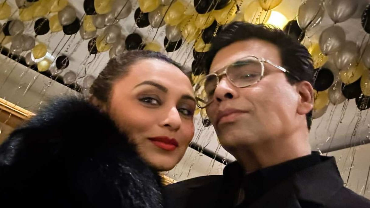 New Year 2024 Karan Johar drops PIC from celebration with Rani Mukerji