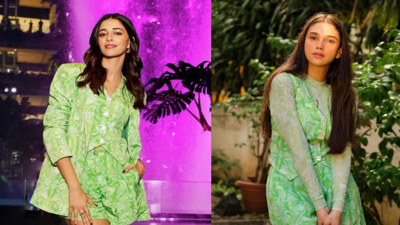 Fashion Face-Off: Ananya Panday vs Aditi Rao Hydari: Who wore the pastel green co-ord better?