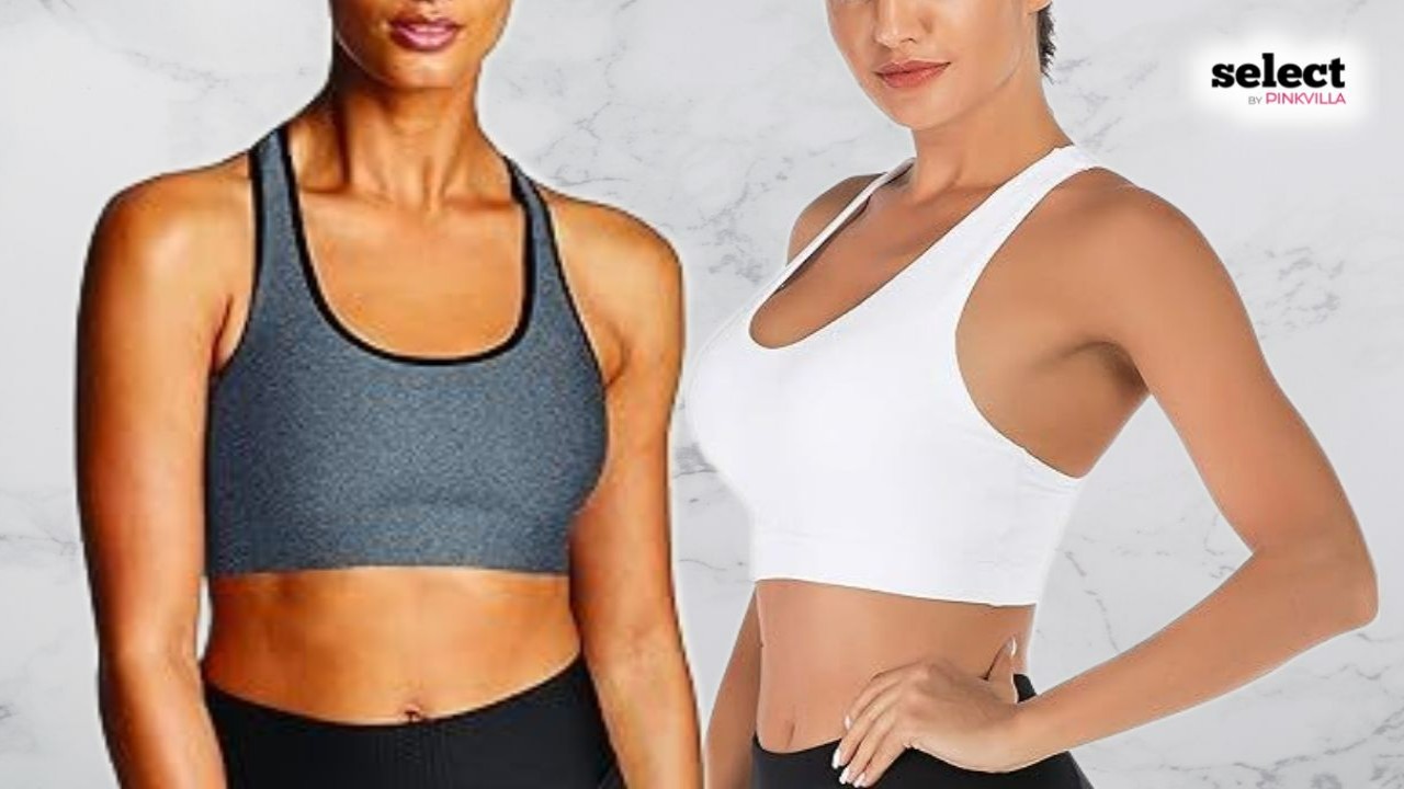 Women Sports Bras Wide Shoulder Strap Yoga Bras Fitness Sportswear Tank  Tops Removable Padded Bra Daily Bras