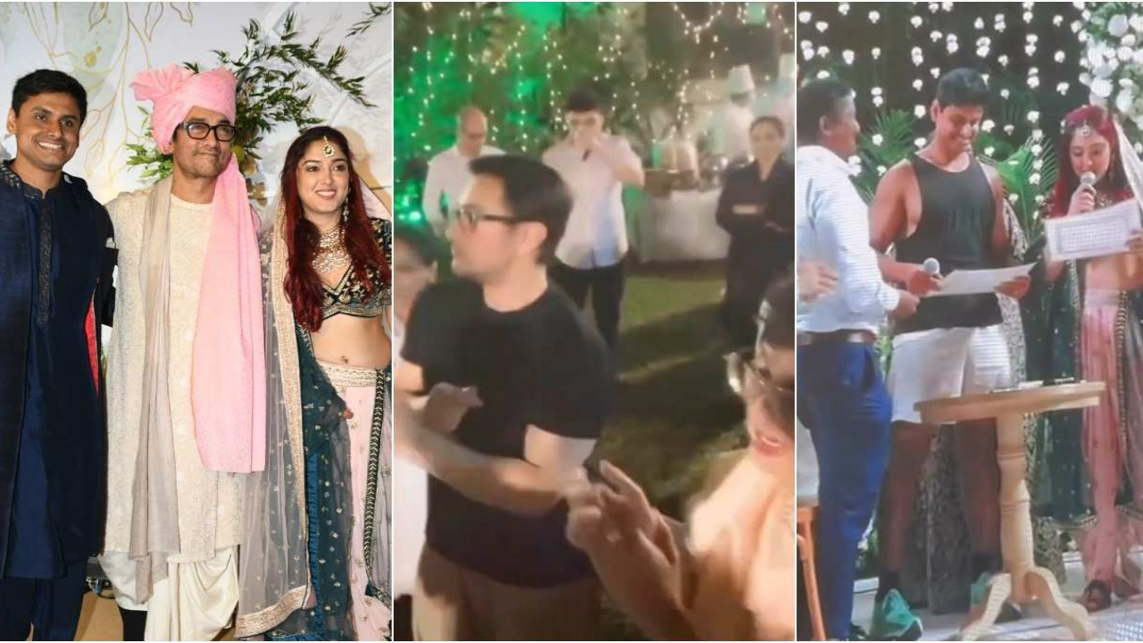 Ira Khan-Nupur Shikhare Wedding: Couple exchanges vows; Aamir Khan-Kiran Rao enjoy festivities in UNSEEN VIDEOS