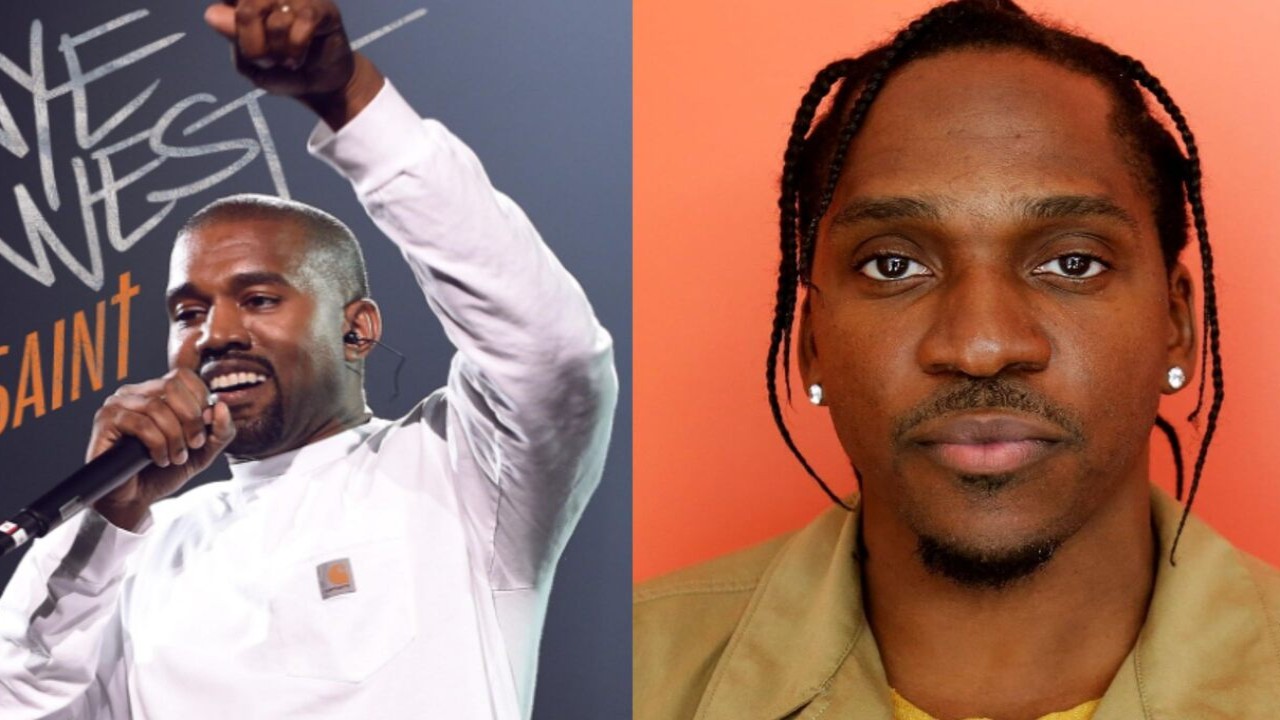 I would never shoot anybody for you': Kanye West and Pusha T's alleged chat leak gets him in trouble again