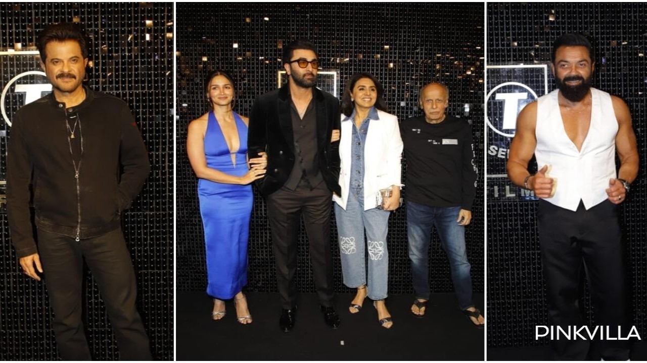 Animal Success Bash: Ranbir Kapoor arrives with Alia Bhatt and family; Anil Kapoor-Bobby Deol and more make jhakaass entry