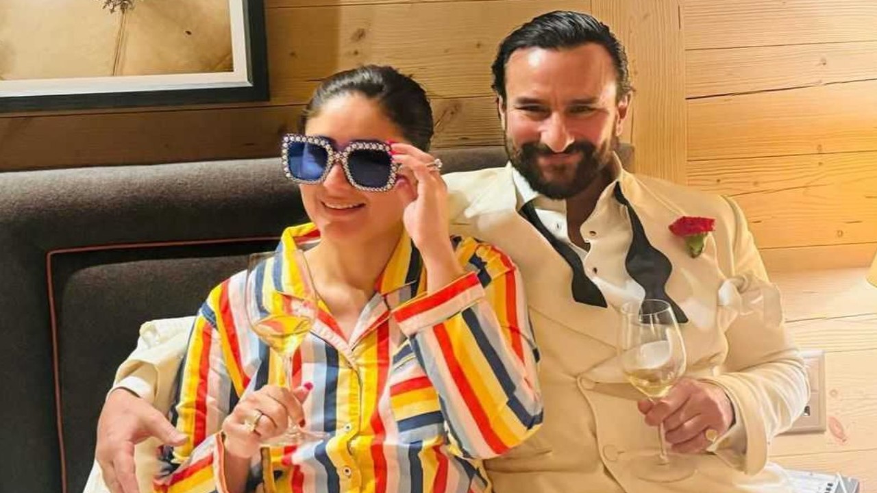 PIC: Kareena Kapoor Khan poses with her 'man in a Dj' Saif Ali Khan; extends New Year wishes 