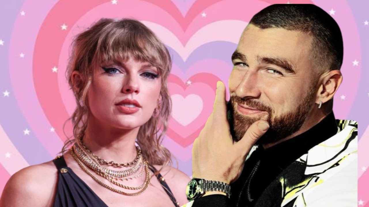 Did Travis Kelce make a heart gesture and blow a kiss to girlfriend Taylor Swift after TD vs Bills?