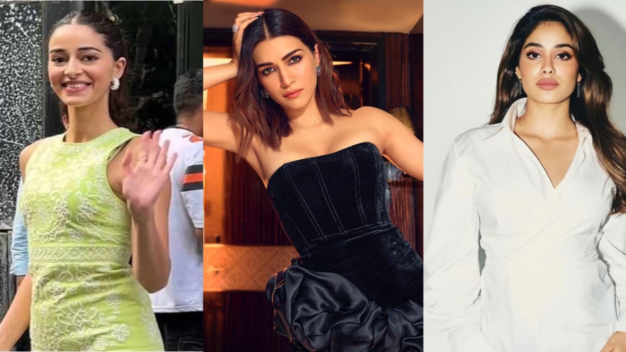 Ananya Panday, Kriti Sanon to Janhvi Kapoor: 10 best-dressed celebrities of the week