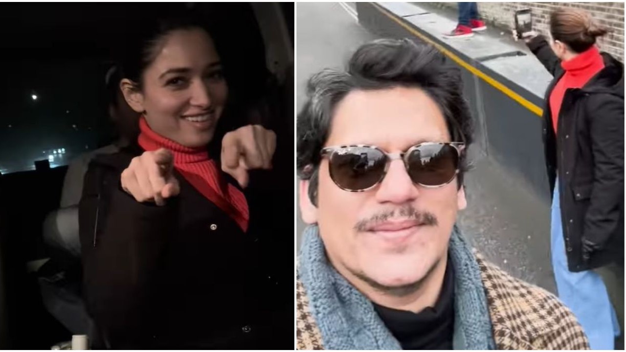 Tamannaah Bhatia drops fun ‘welog’ video from London vacation with beau Vijay Varma and friends; WATCH