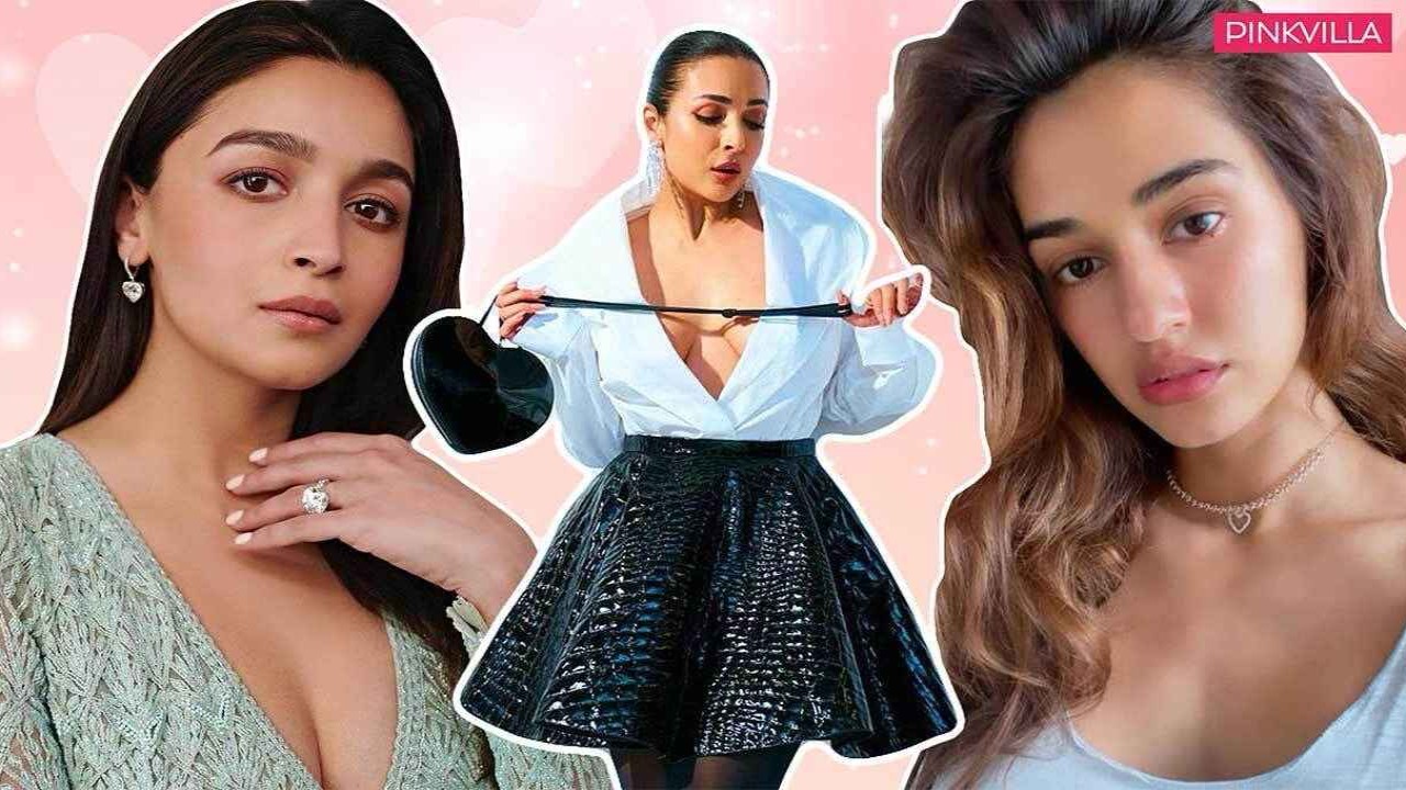 Alia Bhatt, Malaika arora, Kiara advani, Disha patani, Ananya panday, valentine's day, valentine, heart, accessories, Style, Fashion