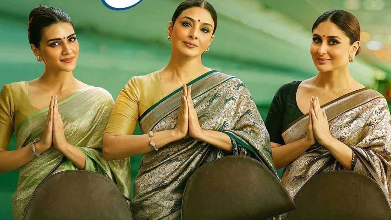 Crew: Kareena Kapoor Khan, Tabu, Kriti Sanon drop new posters to announce teaser release date 