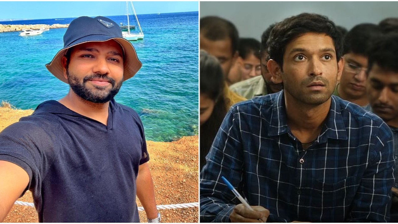 Indian cricket captain Rohit Sharma all praise for 12th Fail; this is how new dad Vikrant Massey reacted