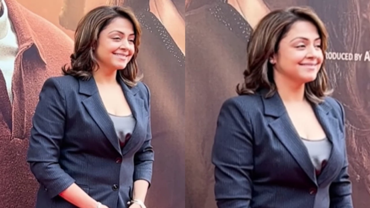 Jyotika attends Shaitaan trailer launch event in style; makes a powerful statement in pantsuit