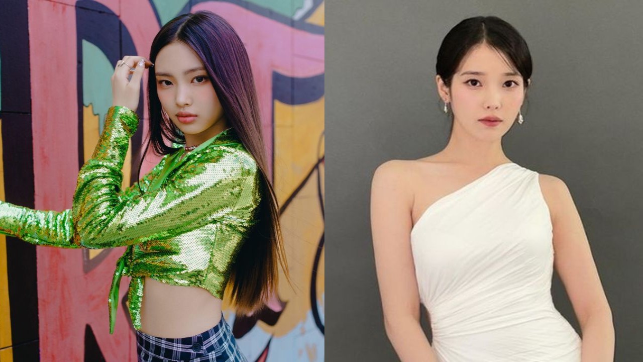 NewJeans' Hyein & IU; Image Courtesy: ADOR, IU's Instagram