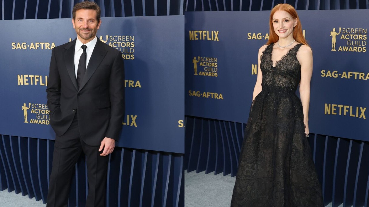 SAG Awards 2024: Bradley Cooper Crashes Jessica Chastain's Interview, Says 'We're In The Same Kids Group!'