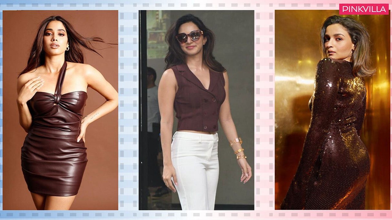 Color of the week, unique, chocolate brown, bollywood, alia bhatt, kriti sanon, kiara advani, janhvi kapoor, katrina kaif, style, fashion
