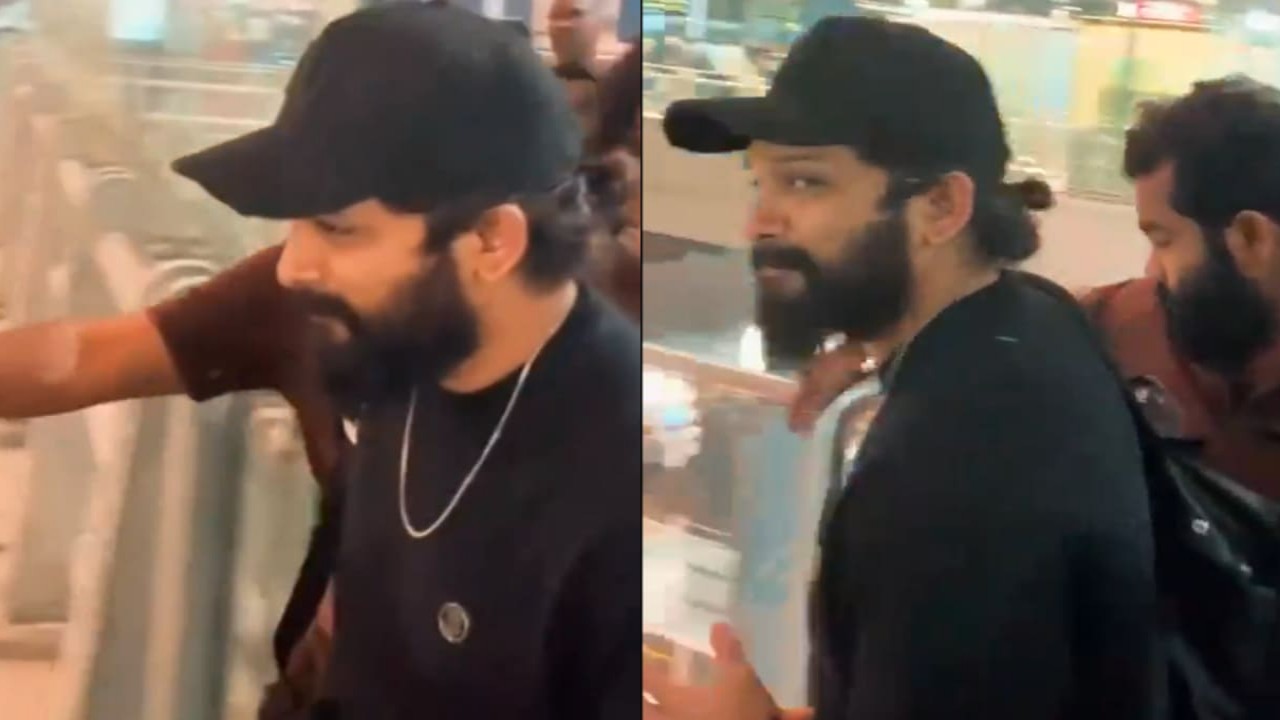 Allu Arjun clicked at Hyderabad airport as he heads to Germany for THIS reason- VIDEO