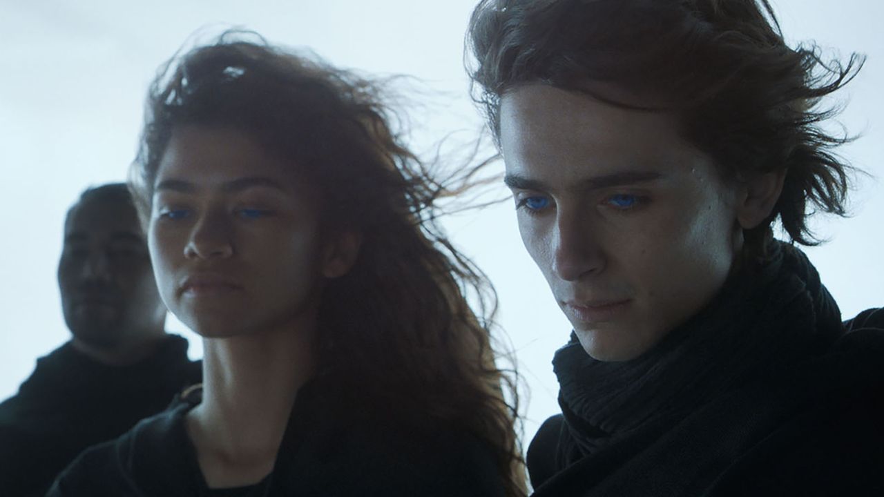 Zendaya and Timothee Chalamet in Dune (IMDb)