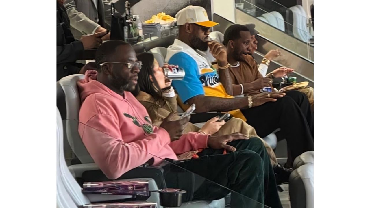 Photos LeBron James Makes Heads Turn In UN Hat, Louis Vuitton Shirt At