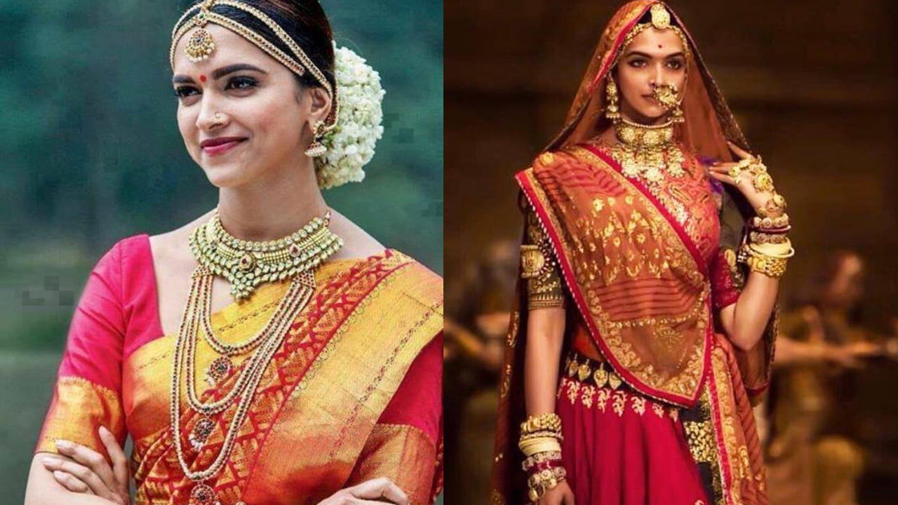 Deepika Padukone in the movie Padmaavat and Chennai Express